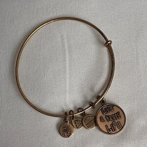Alex and Ani “Live a Happy Life” Bangle Bracelet
